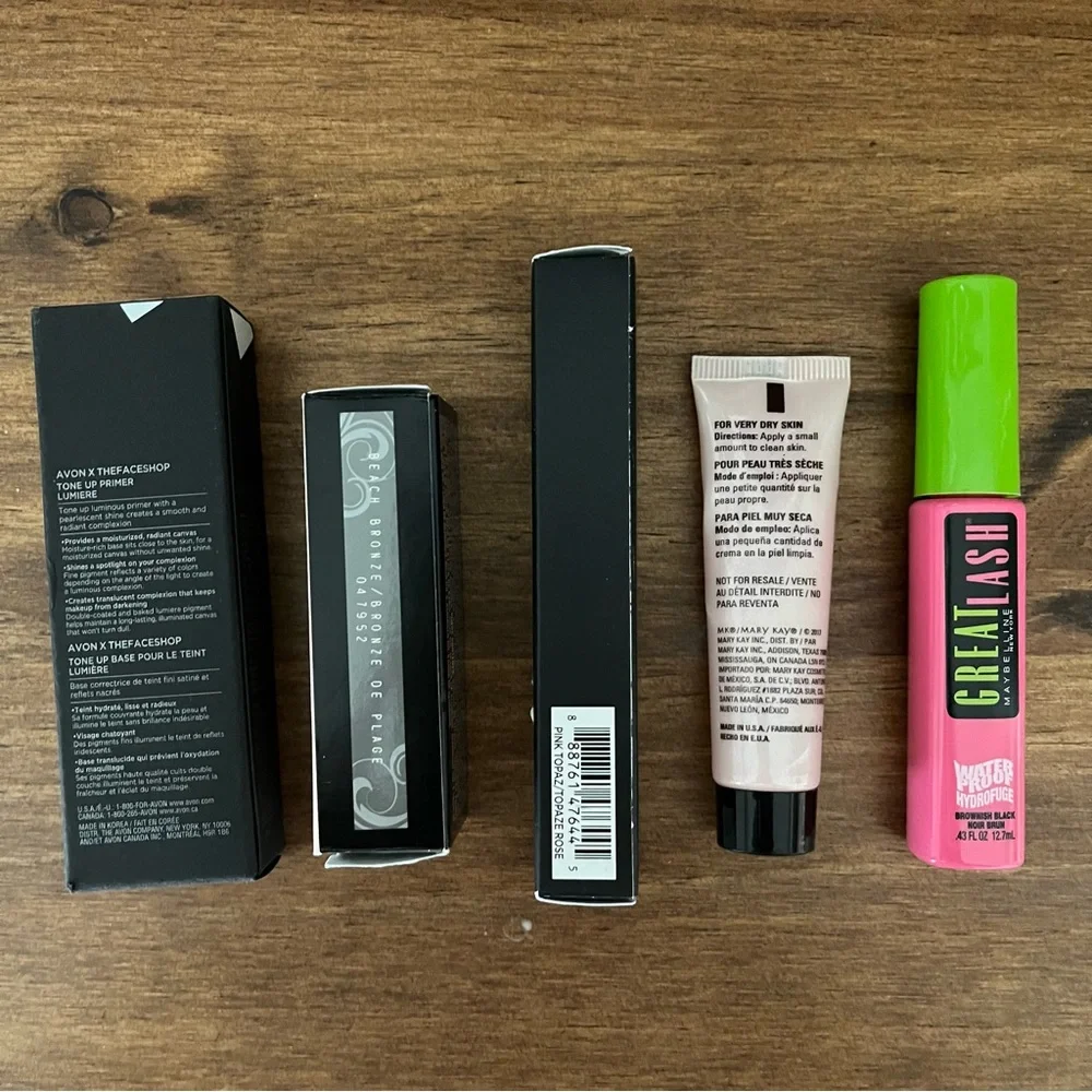 Makeup bundle - 5 pieces Mary Kay, Avon, Maybelline